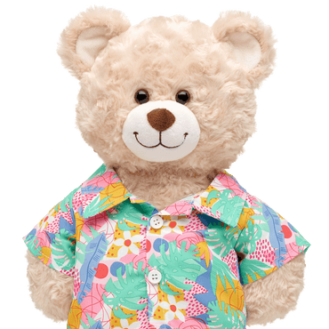 Tropical Button Up Shirt Build-A-Bear Workshop Australia