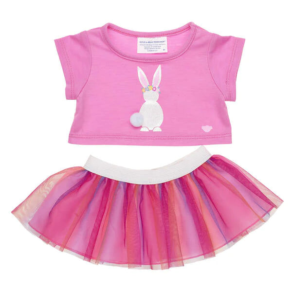 Pink Bunny Skirt Set 2 pc.