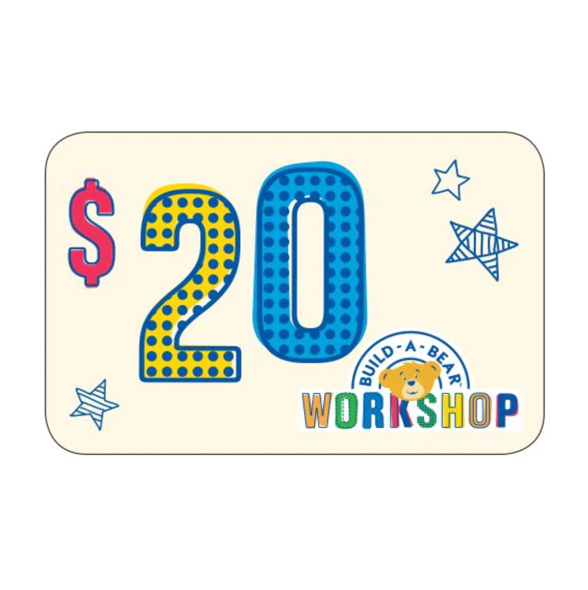 $20 In Store Use Voucher Build-A-Bear Workshop New Zealand