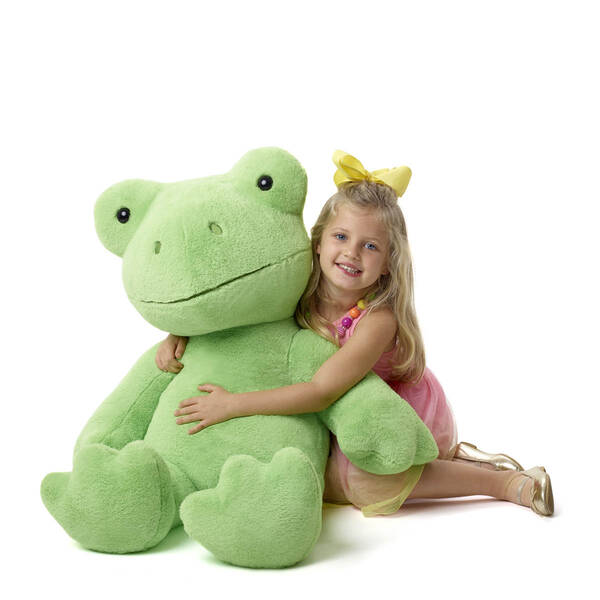 Jumbo Spring Green Frog (In Store Only) Build-A-Bear Workshop New Zealand