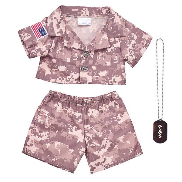 Khaki Camo Uniform Build-A-Bear Workshop New Zealand