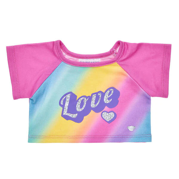 Rainbow Love Tee Build-A-Bear Workshop New Zealand