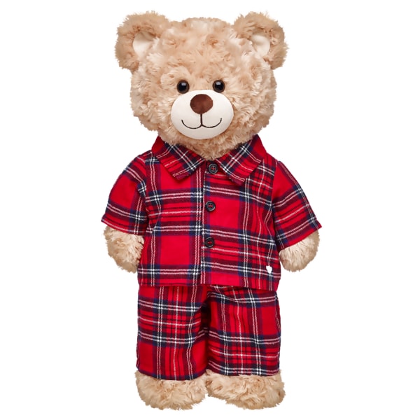 Red Plaid Pjs Build-A-Bear Workshop New Zealand