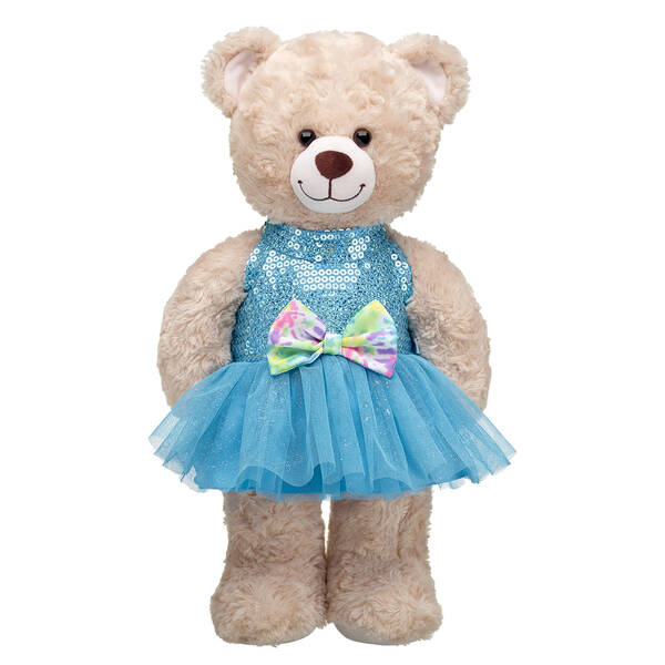 Sequin Tie-Dye Bow Dress Build-A-Bear Workshop New Zealand